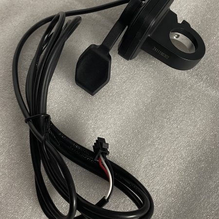Throttle lever with wire for electric golf buggy